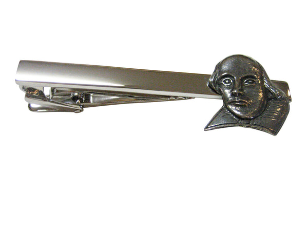 Shakespeare Figure Square Tie Clip