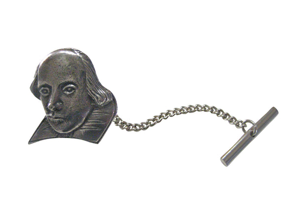 William Shakespeare Head Figure Tie Tack