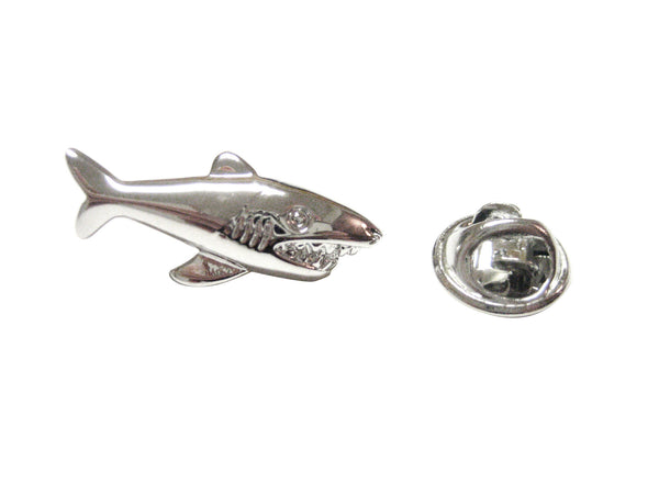 Shark Pendant Lapel Pin