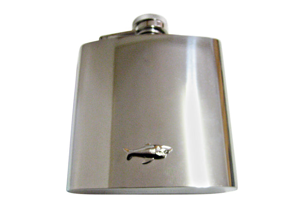Shark Pendant 6 Oz. Stainless Steel Flask