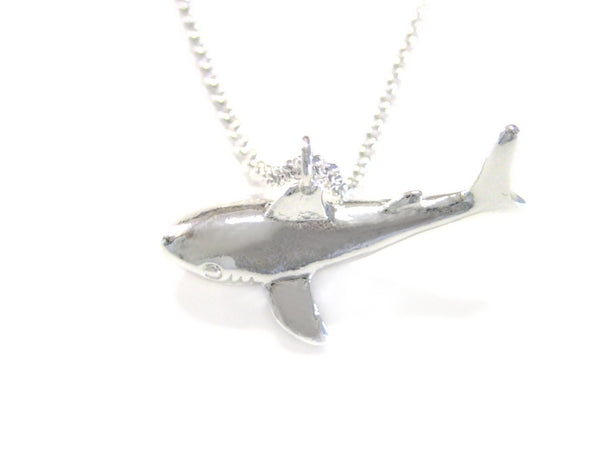 Shark Charm Pendant Necklace