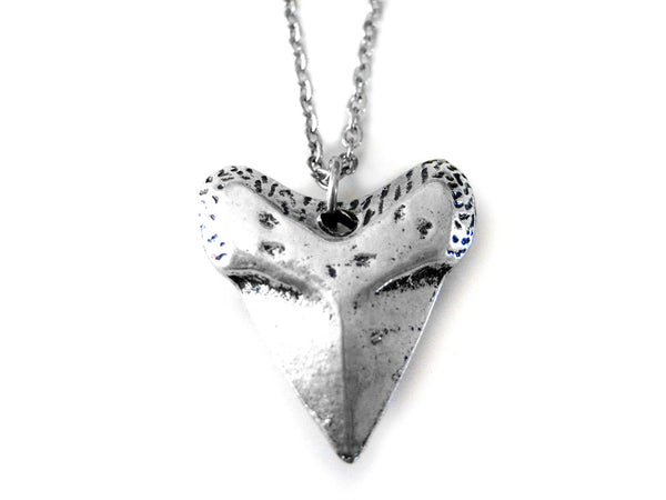 Metallic Shark Tooth Necklace