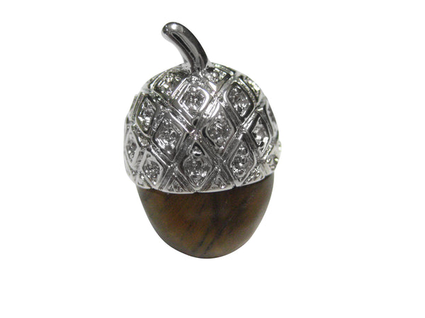 Shiny Acorn Adjustable Size Fashion Ring