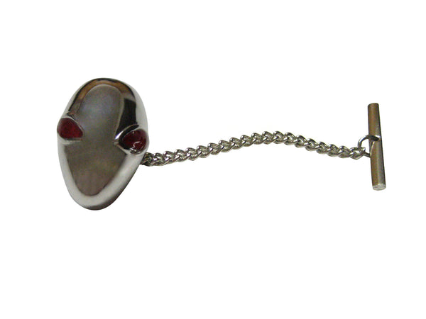Shiny Alien Head Tie Tack