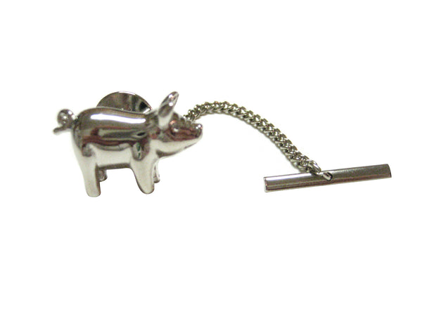 Shiny Pig Tie Tack