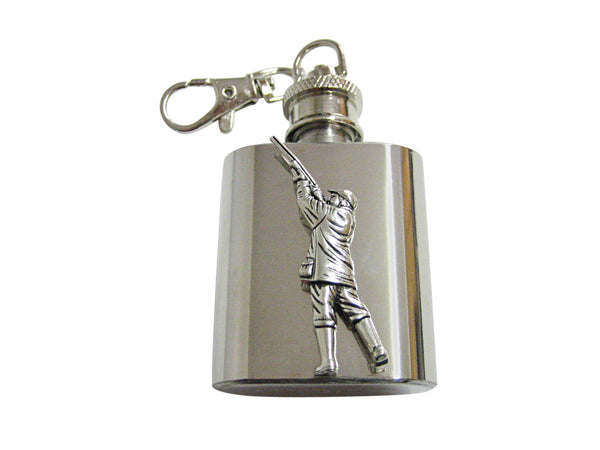 Shooter Gamekeeper 1 Oz. Stainless Steel Key Chain Flask