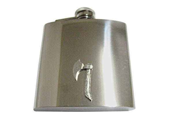 Short Hand Axe 6 Oz. Stainless Steel Flask
