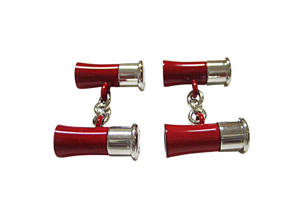 Shot Gun Shell Chain Cufflinks