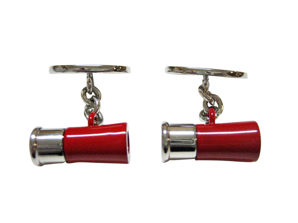 Shotgun Shell with Chain Cufflinks