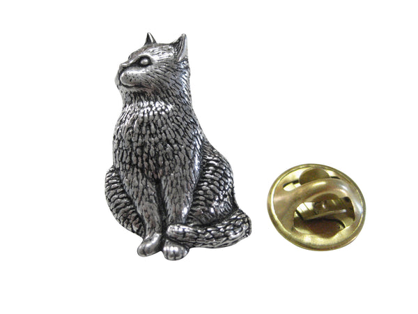 Side Facing Cat Lapel Pin