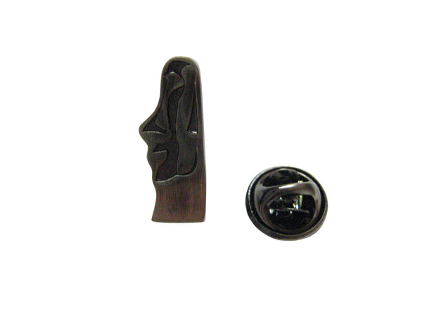 Side Facing Easter Island Statue Lapel Pin