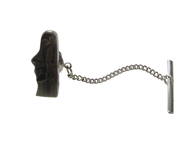 Side Facing Easter Island Statue Tie Tack