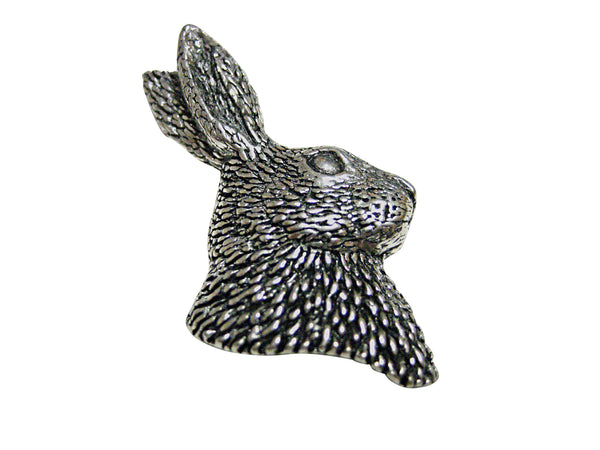 Side Facing Hare Rabbit Head Magnet