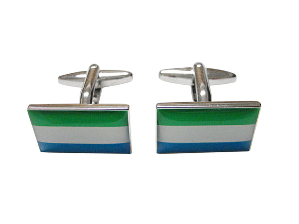 Sierra Leone Flag Cufflinks