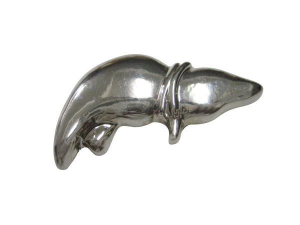 Silver Toned Anatomical Medical Hepatologist Liver Magnet