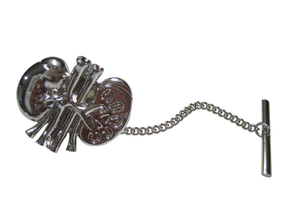 Silver Toned Anatomical Medical Nephrologists Kidney Tie Tack