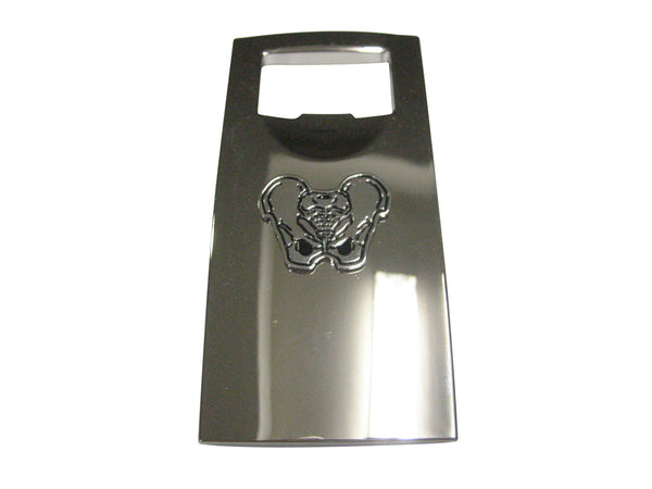 Silver Toned Anatomical Pelvis Bottle Opener
