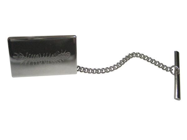 Silver Toned Etched Centipede Bug Insect Tie Tack