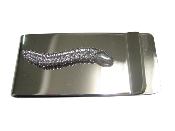 Silver Toned Medical Anatomical Cervical Vertebrae Bone Money Clip