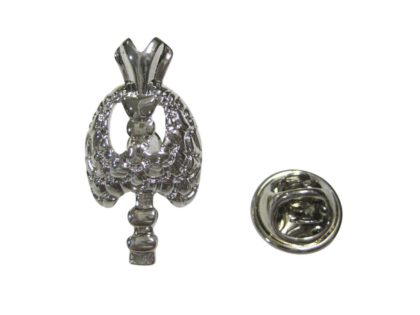 Silver Toned Medical Endocrinology Symbol Lapel Pin