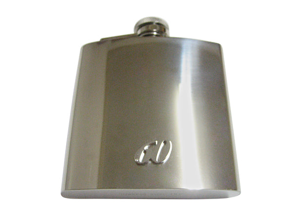 Silver Toned 60 Years 6 Oz. Stainless Steel Flask
