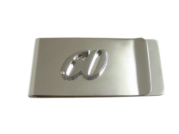 Silver Toned 60 Years Money Clip