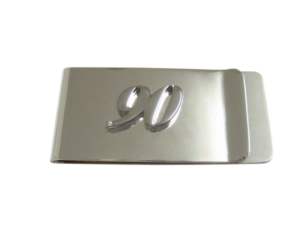 Silver Toned 90 Years Money Clip