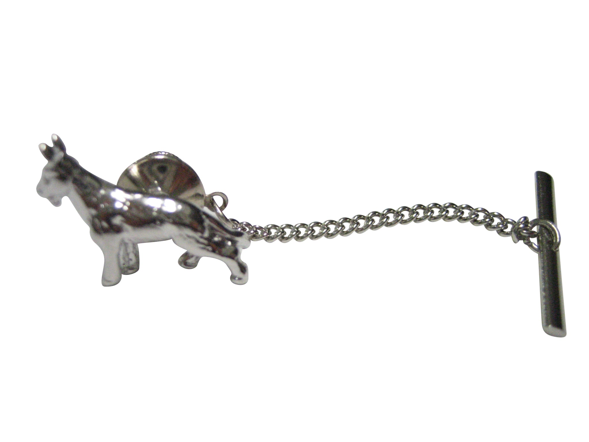 Silver Toned Alsatian German Shepherd Dog Tie Tack