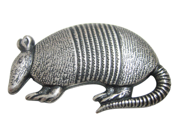 Silver Toned Armadillo Magnet