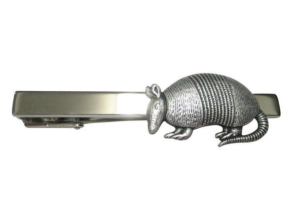 Silver Toned Armadillo Tie Clip