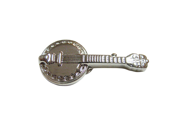 Silver Toned Banjo Musical Instrument Magnet