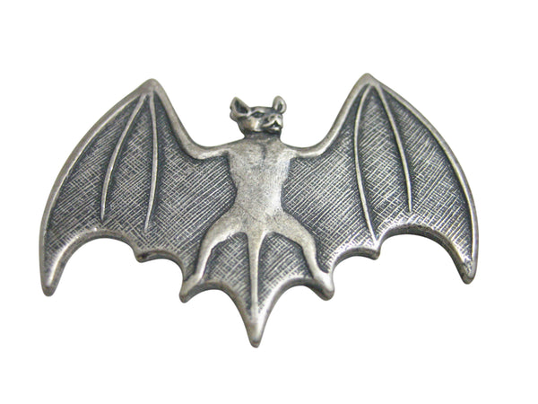 Silver Toned Bat Magnet