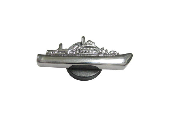Silver Toned Battleship Magnet