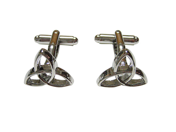 Silver Toned Celtic Knot Cufflinks