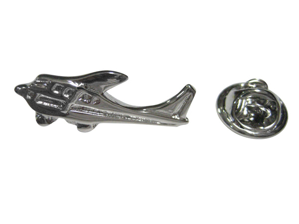 Silver Toned Cessna Plane Lapel Pin