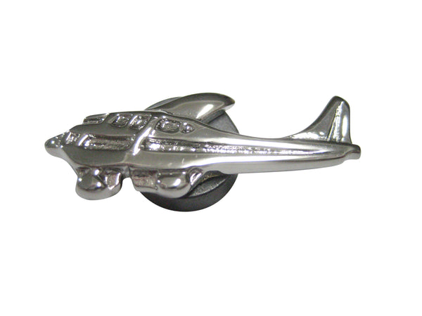 Silver Toned Cessna Plane Magnet
