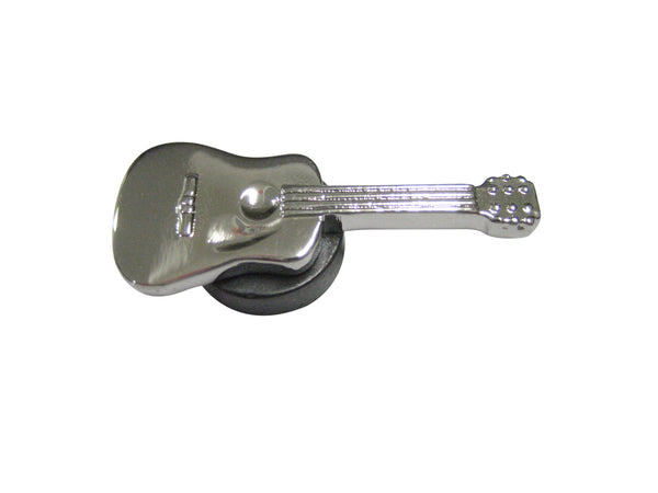 Silver Toned Classic Guitar Magnet