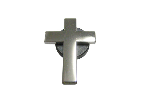 Silver Toned Classic Religious Cross Magnet