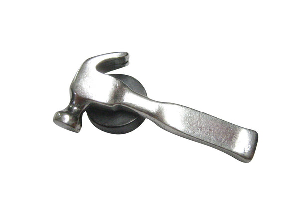 Silver Toned Construction Tool Hammer Magnet