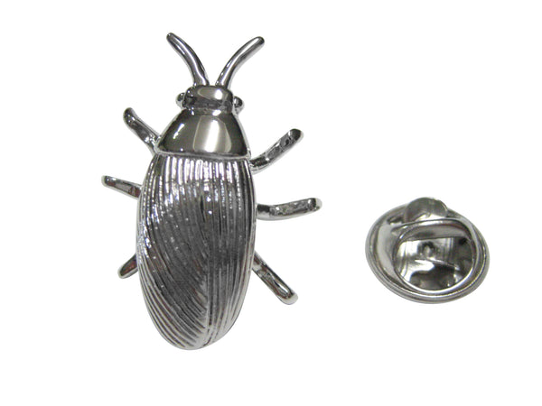 Silver Toned Creepy Bug Insect Lapel Pin