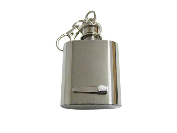 Silver Toned Dental Toothbrush Keychain Flask