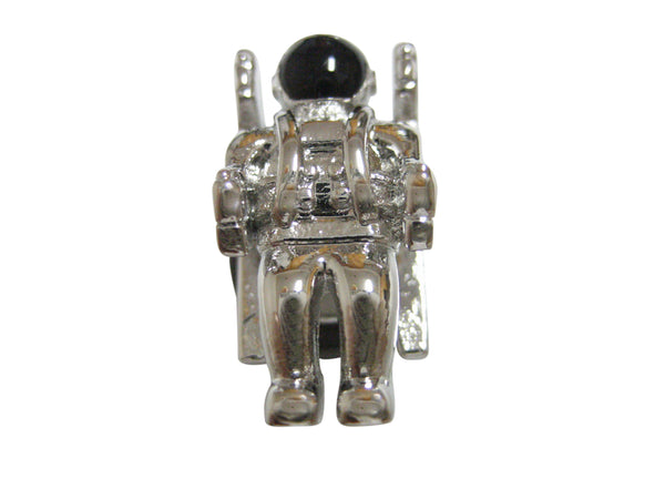 Silver Toned Detailed Space Astronaut Magnet