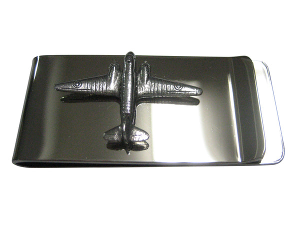 Silver Toned Douglas Dakota C47 Skytrain Plane Money Clip