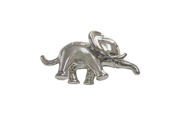 Silver Toned Elephant Magnet
