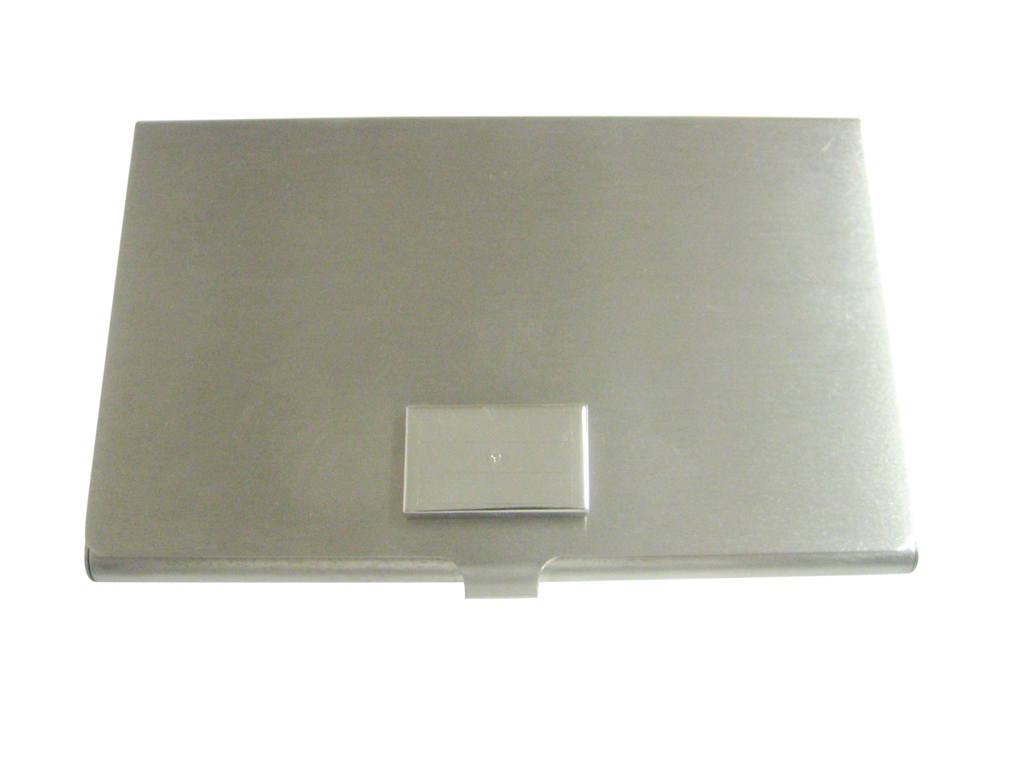 Silver Toned Etched Argentina Flag Pendant Business Card Holder