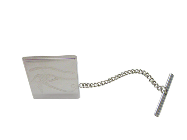 Silver Toned Etched Eye of Horus Tie Tack