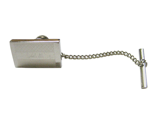 Silver Toned Etched Iraq Flag Tie Tack