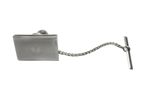 Silver Toned Etched Kentucky State Flag Tie Tack