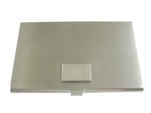 Silver Toned Etched Minnesota State Flag Business Card Holder