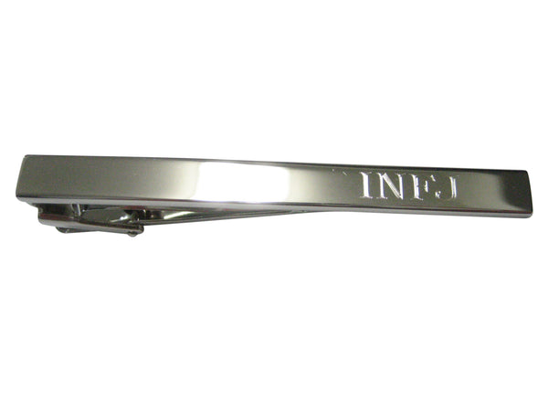 Silver Toned Etched Myers Briggs INFJ Tie Clip